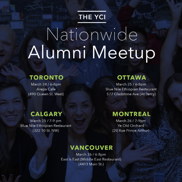 Screen-Shot-2015-03-18-at-6.41.24-PM A poster for "Nationwide Alumni Meetup" with dates, times, and locations in Toronto, Calgary, Vancouver, Ottawa, and Montreal.